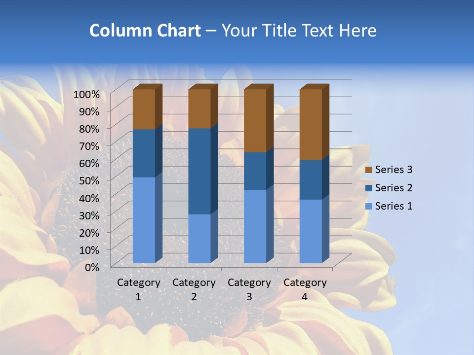 Nugget Petal Sunflower PowerPoint Template