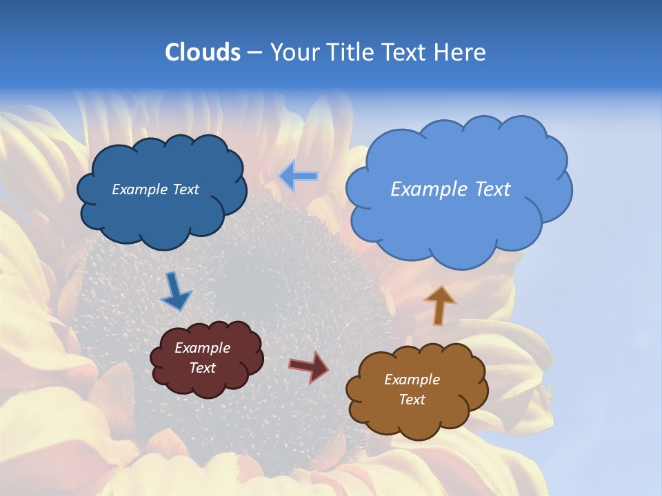 Nugget Petal Sunflower PowerPoint Template