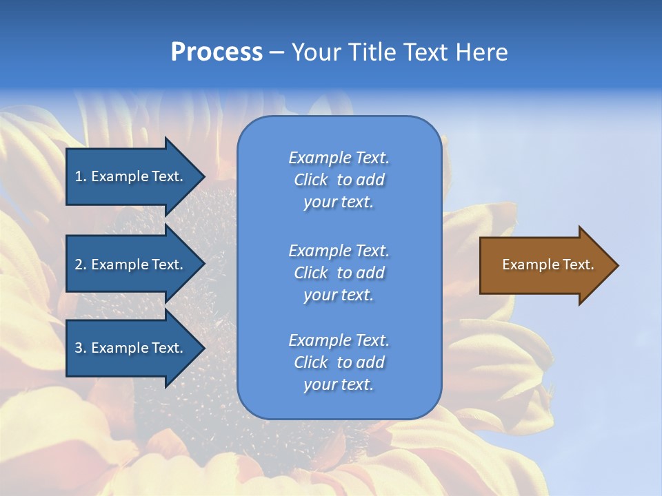 Nugget Petal Sunflower PowerPoint Template