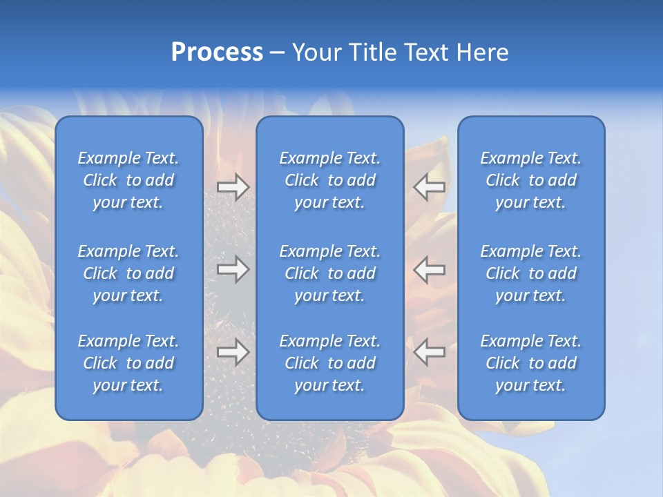 Nugget Petal Sunflower PowerPoint Template
