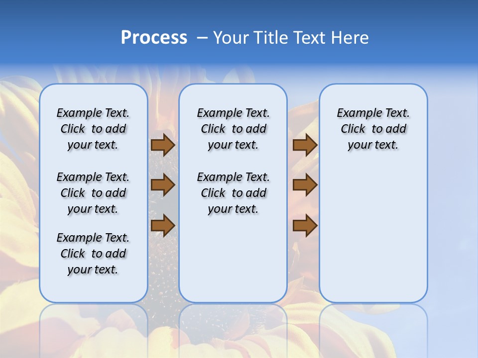 Nugget Petal Sunflower PowerPoint Template