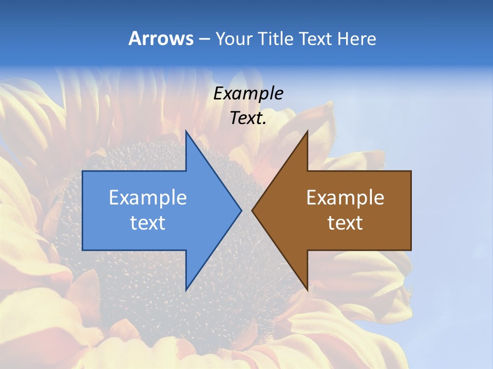 Nugget Petal Sunflower PowerPoint Template