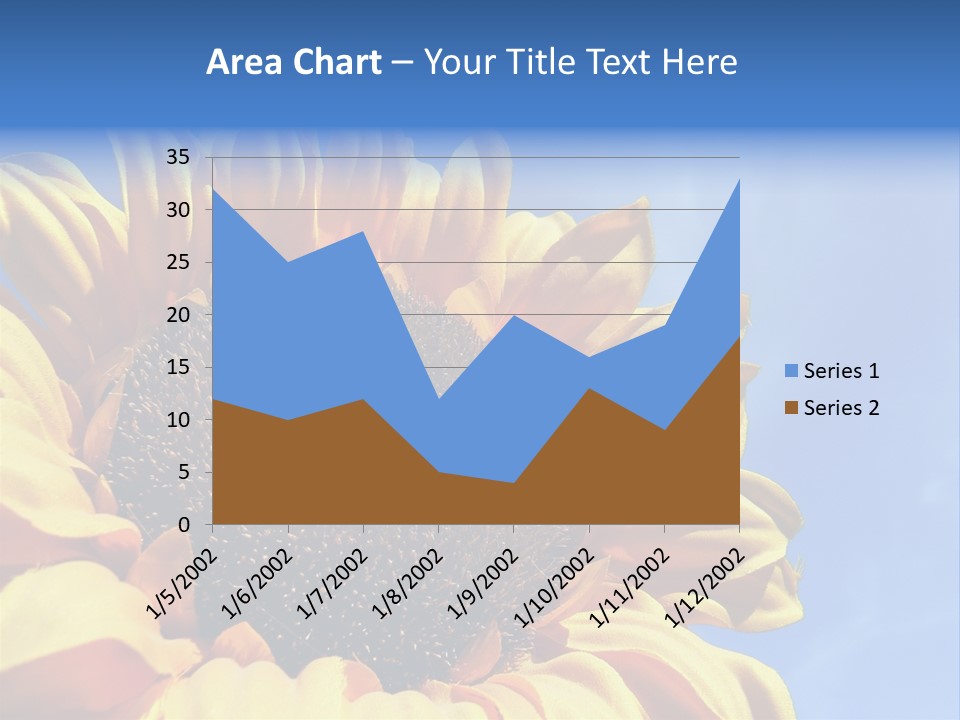 Nugget Petal Sunflower PowerPoint Template