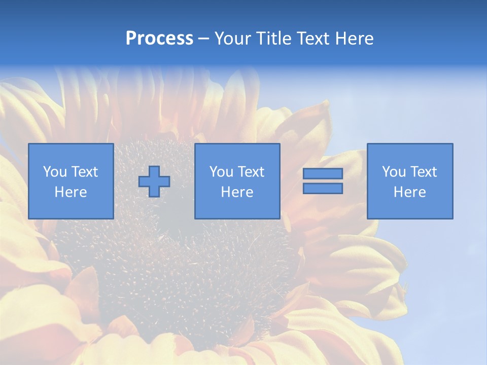 Nugget Petal Sunflower PowerPoint Template
