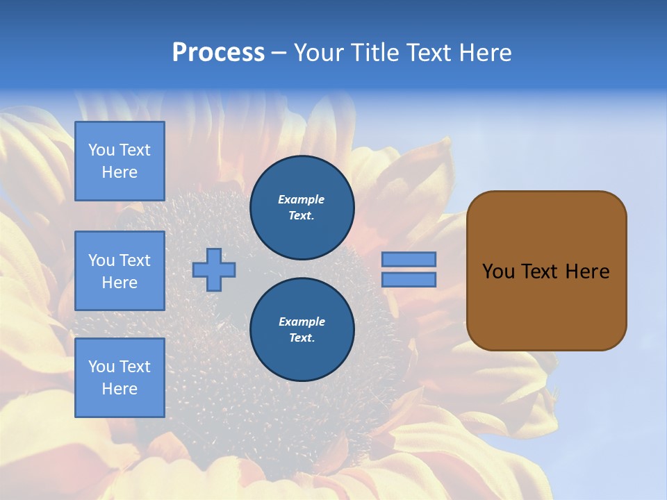 Nugget Petal Sunflower PowerPoint Template