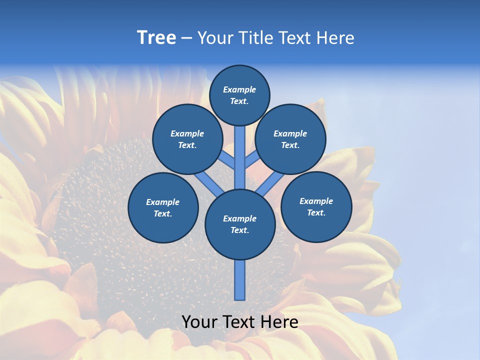 Nugget Petal Sunflower PowerPoint Template