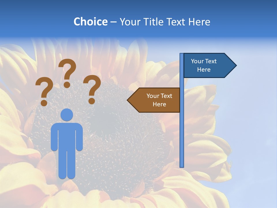 Nugget Petal Sunflower PowerPoint Template