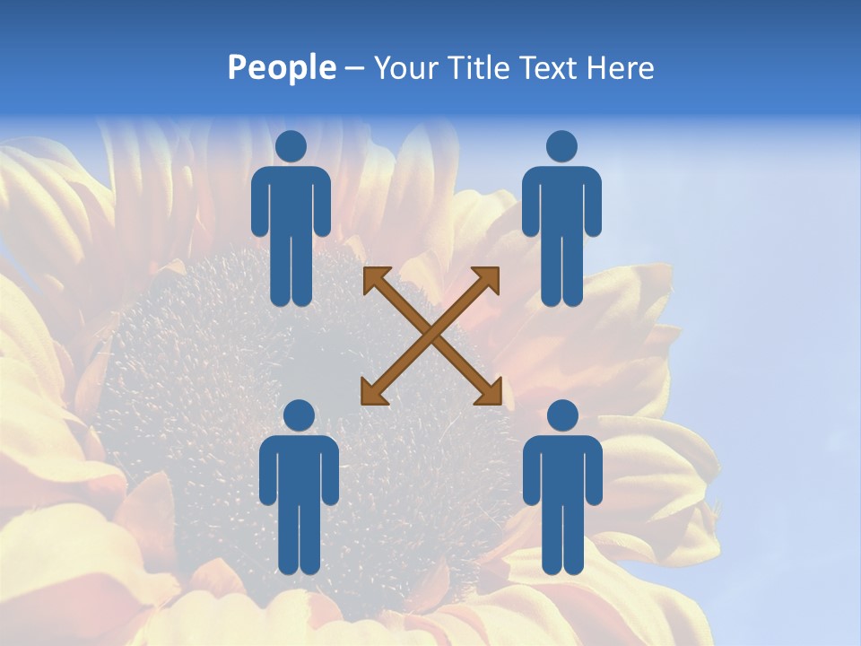 Nugget Petal Sunflower PowerPoint Template