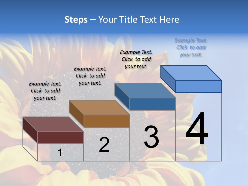 Nugget Petal Sunflower PowerPoint Template