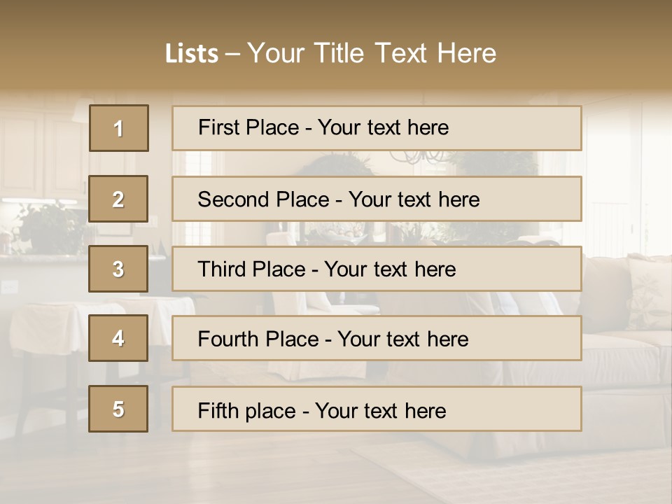 Expensive Home Contemporary PowerPoint Template