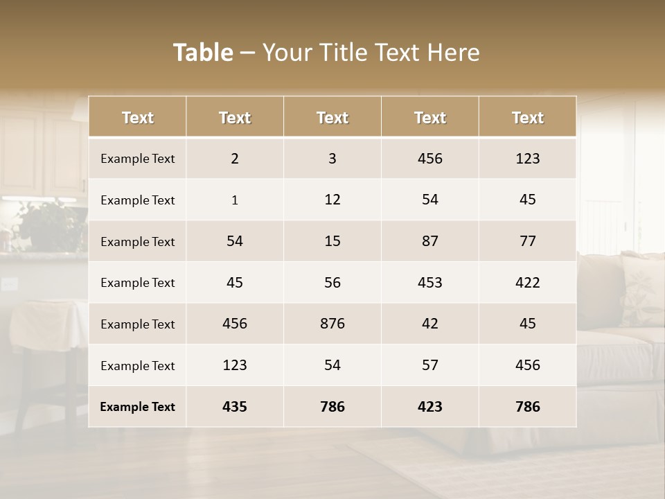 Expensive Home Contemporary PowerPoint Template