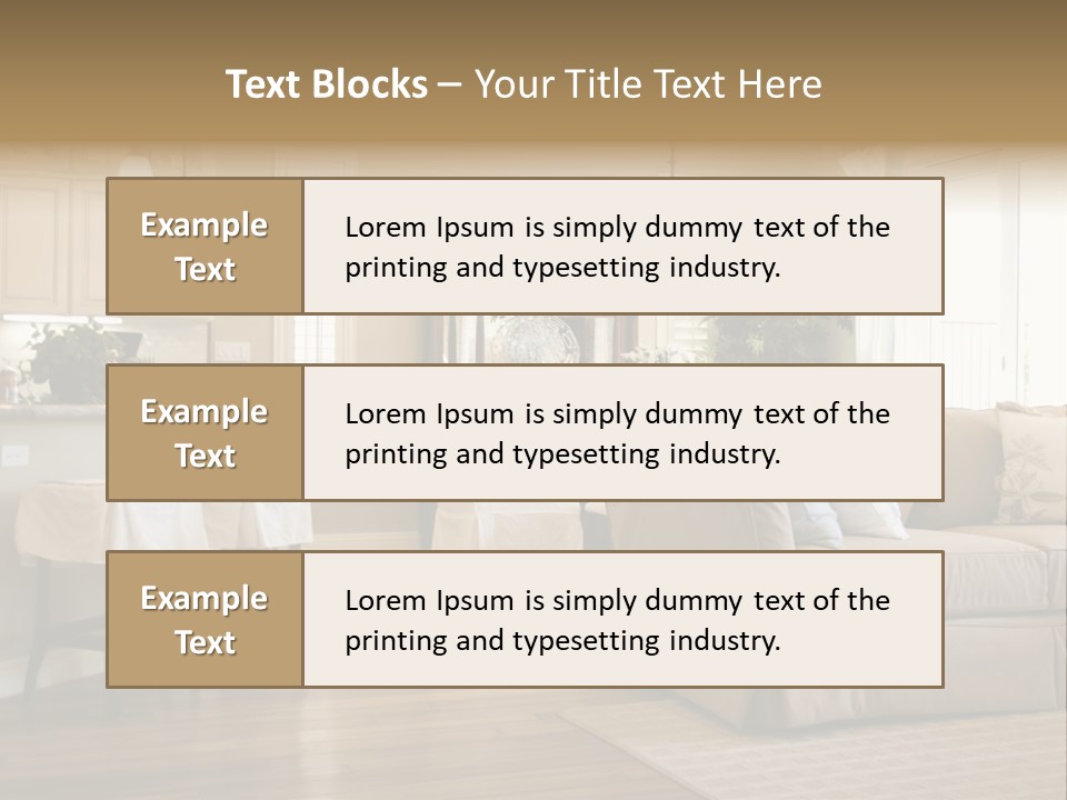 Expensive Home Contemporary PowerPoint Template