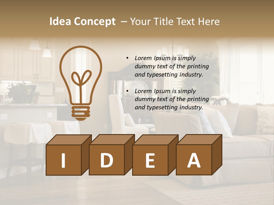 Expensive Home Contemporary PowerPoint Template