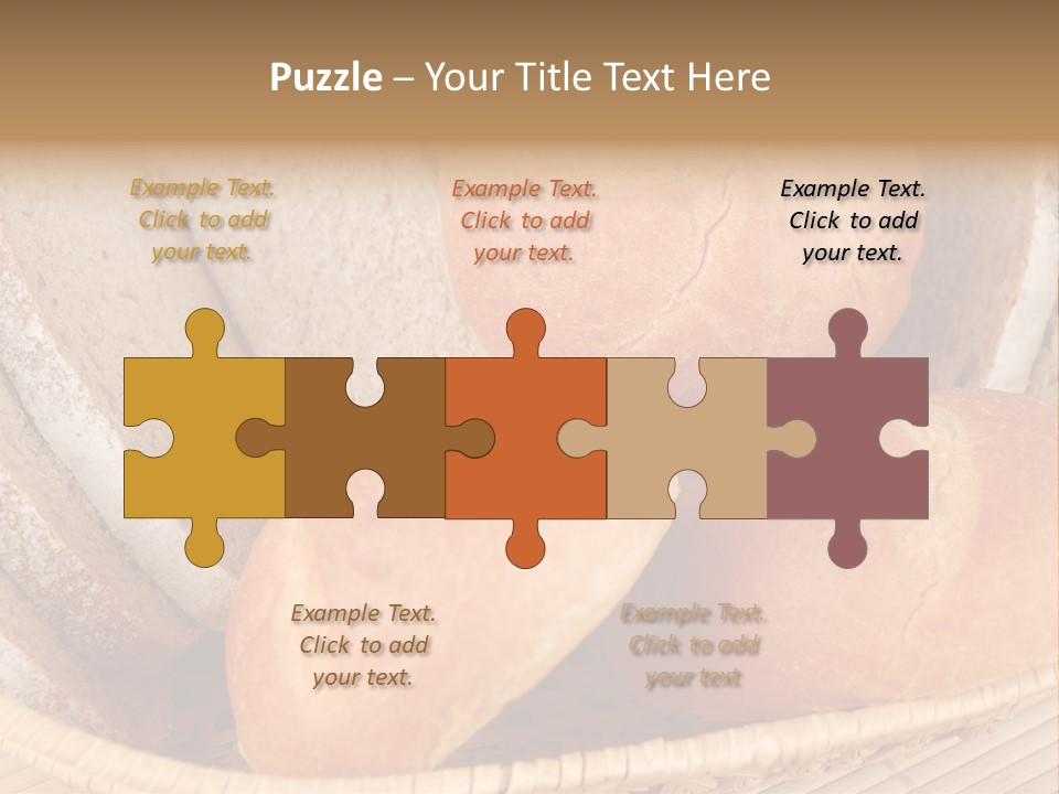 Roll Ham Breakfast PowerPoint Template