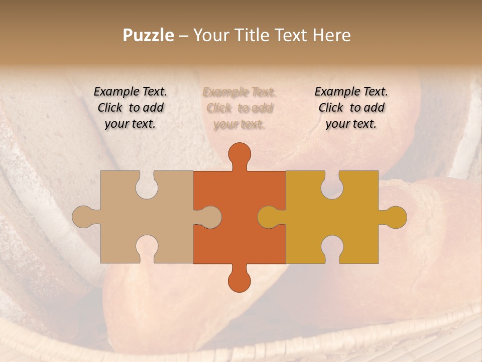 Roll Ham Breakfast PowerPoint Template