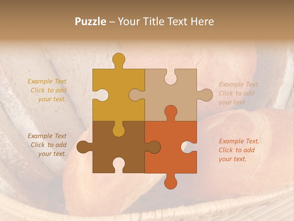 Roll Ham Breakfast PowerPoint Template