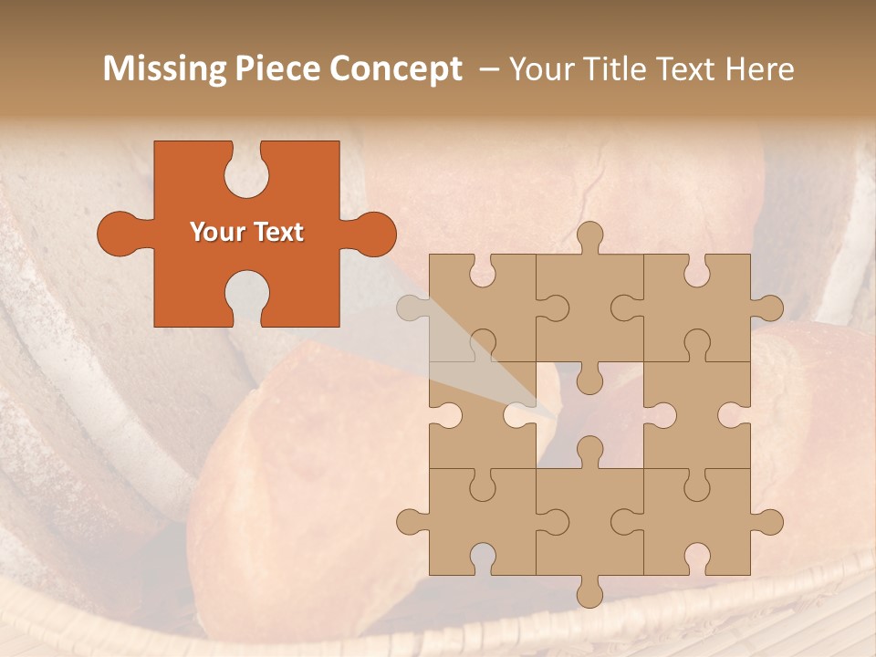 Roll Ham Breakfast PowerPoint Template