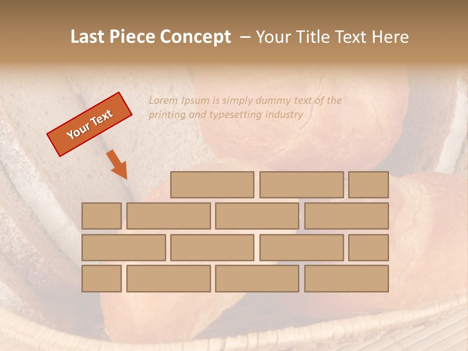 Roll Ham Breakfast PowerPoint Template