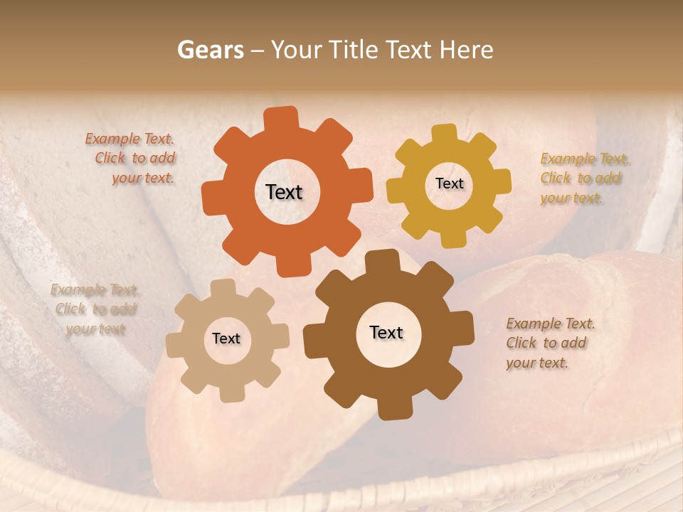 Roll Ham Breakfast PowerPoint Template