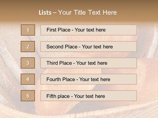Roll Ham Breakfast PowerPoint Template