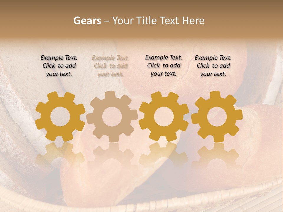 Roll Ham Breakfast PowerPoint Template