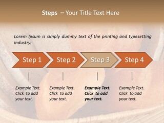 Roll Ham Breakfast PowerPoint Template