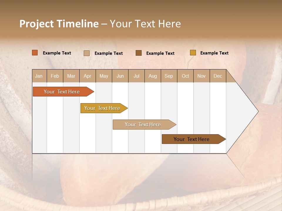 Roll Ham Breakfast PowerPoint Template