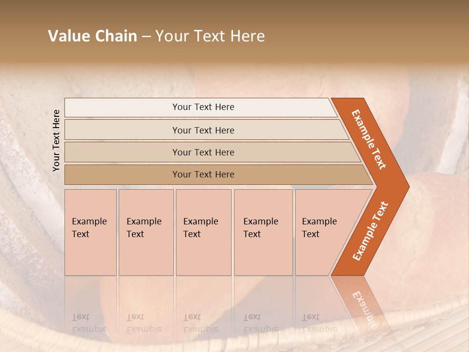 Roll Ham Breakfast PowerPoint Template