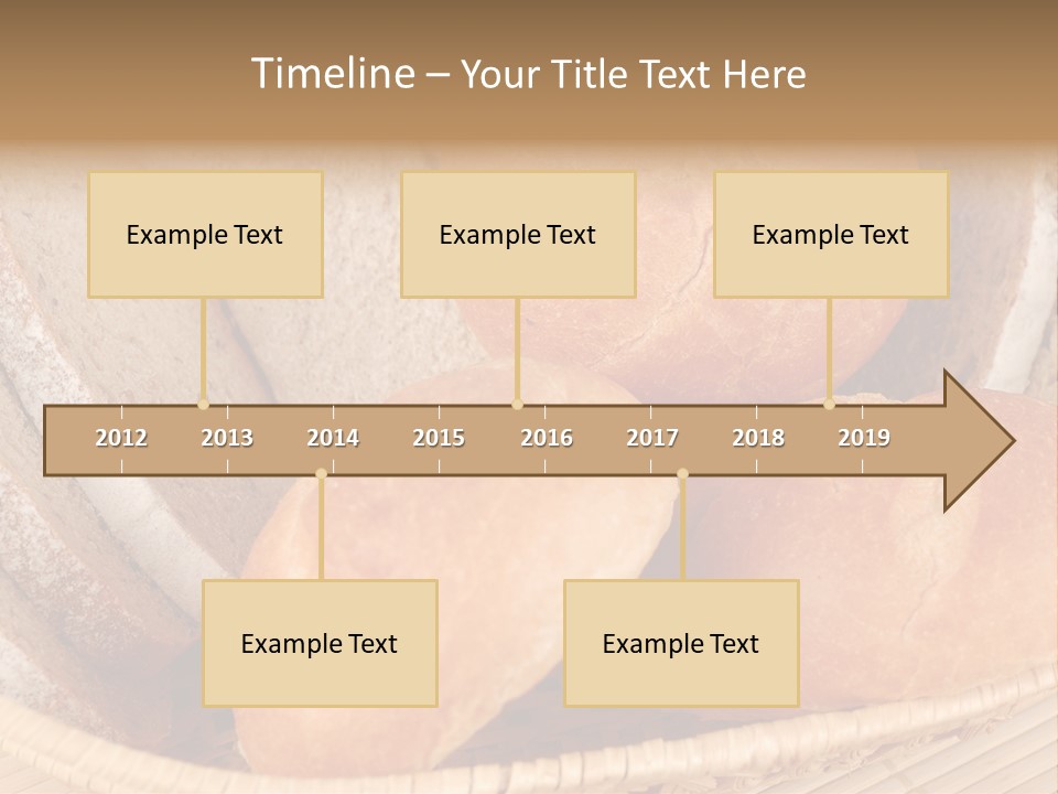 Roll Ham Breakfast PowerPoint Template