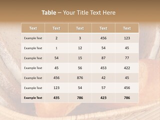 Roll Ham Breakfast PowerPoint Template