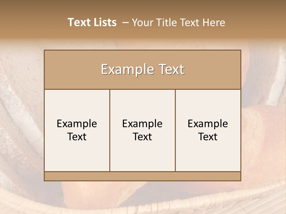 Roll Ham Breakfast PowerPoint Template