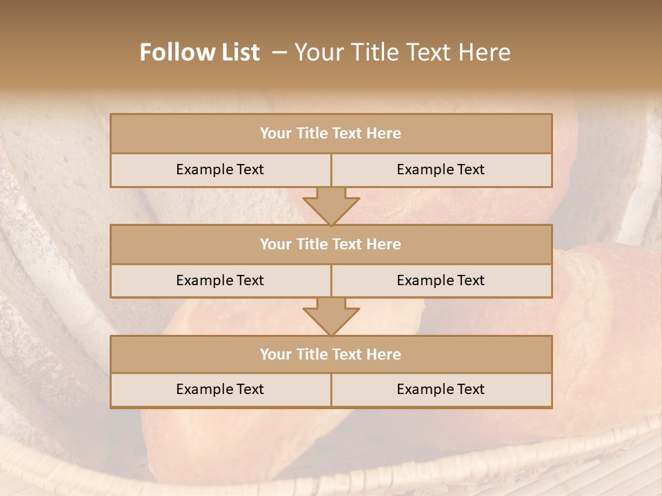 Roll Ham Breakfast PowerPoint Template