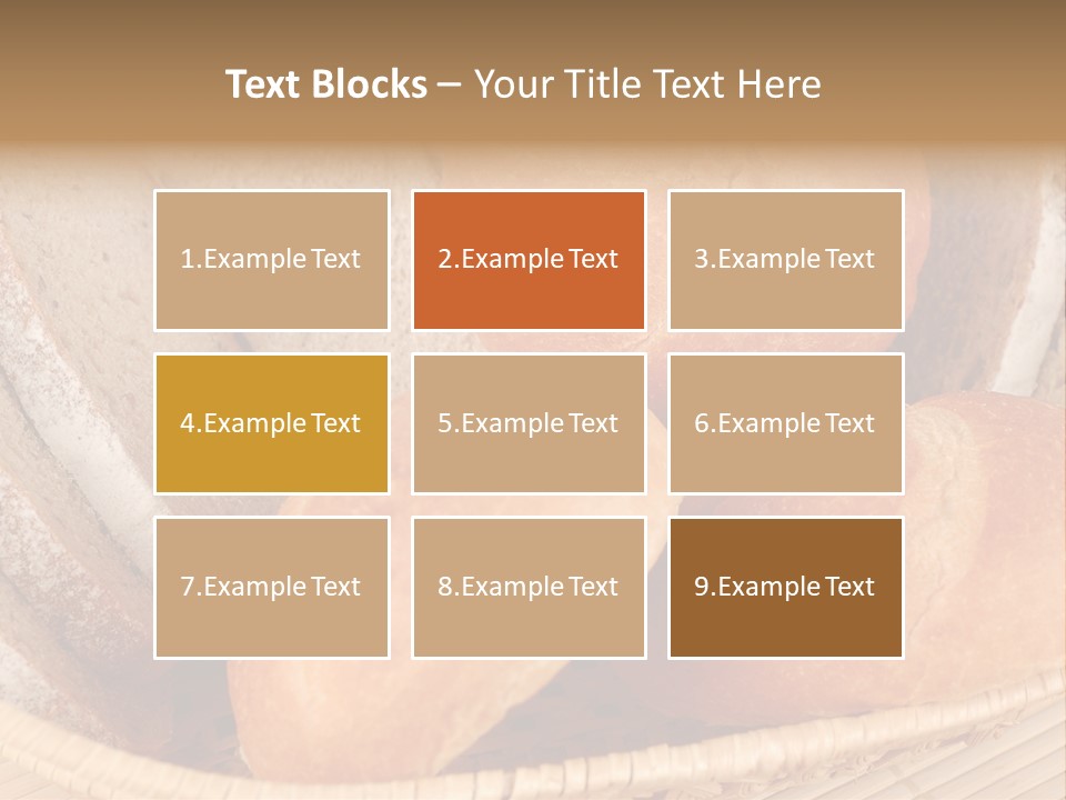 Roll Ham Breakfast PowerPoint Template