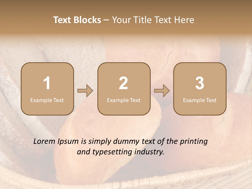 Roll Ham Breakfast PowerPoint Template