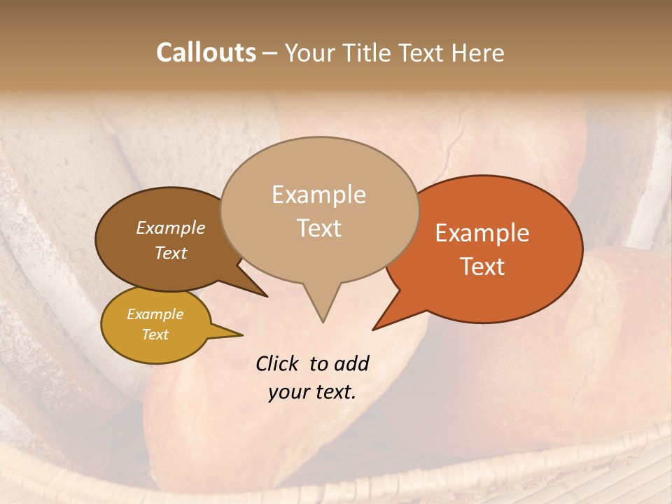 Roll Ham Breakfast PowerPoint Template