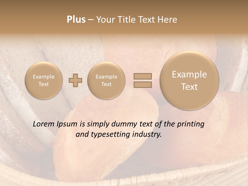 Roll Ham Breakfast PowerPoint Template
