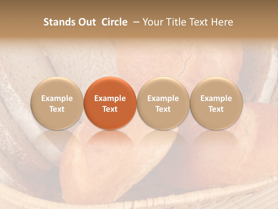 Roll Ham Breakfast PowerPoint Template