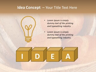 Roll Ham Breakfast PowerPoint Template