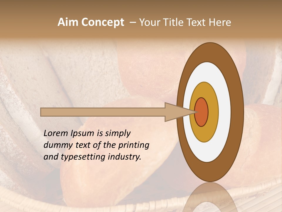 Roll Ham Breakfast PowerPoint Template
