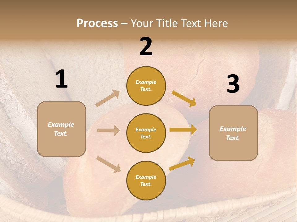 Roll Ham Breakfast PowerPoint Template
