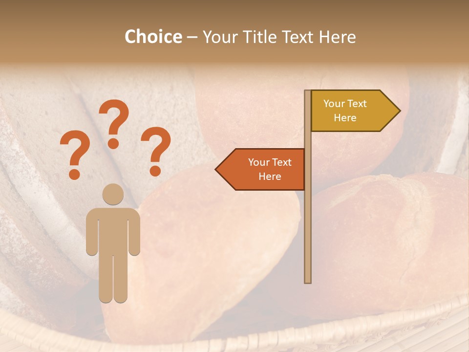 Roll Ham Breakfast PowerPoint Template