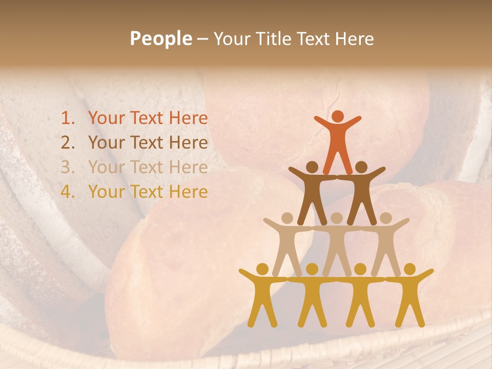 Roll Ham Breakfast PowerPoint Template