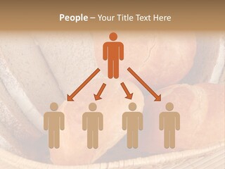 Roll Ham Breakfast PowerPoint Template