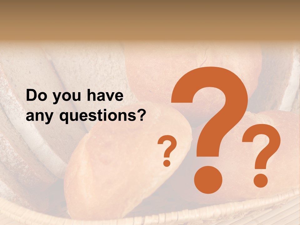 Roll Ham Breakfast PowerPoint Template