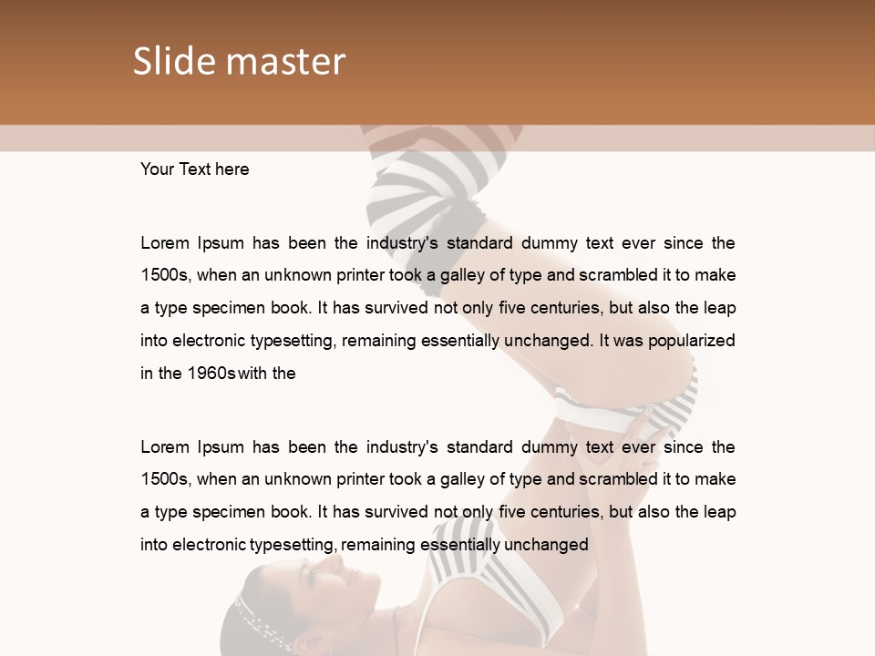 Stretch Beauty Pretty PowerPoint Template