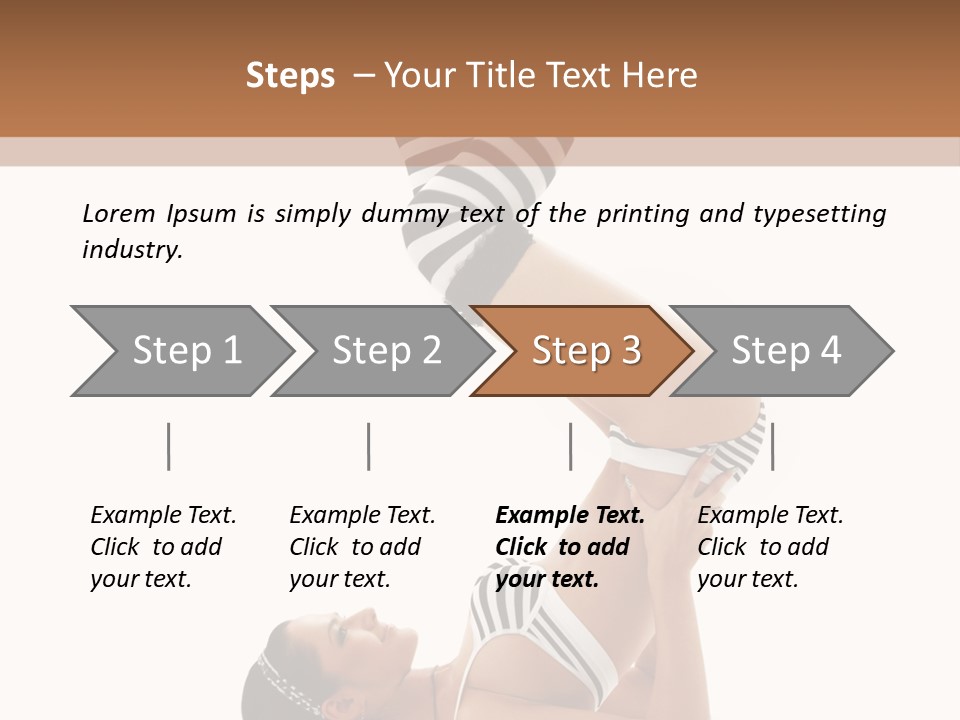 Stretch Beauty Pretty PowerPoint Template