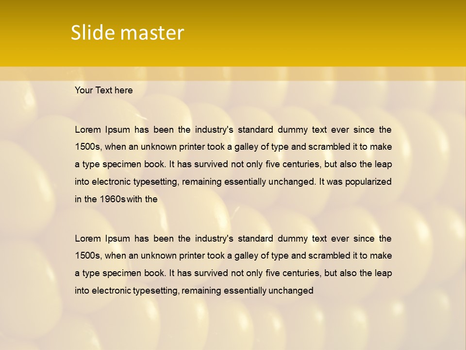 Flavour Nourishing Kernel PowerPoint Template