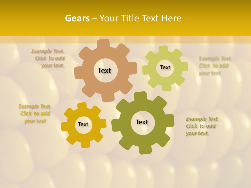 Flavour Nourishing Kernel PowerPoint Template