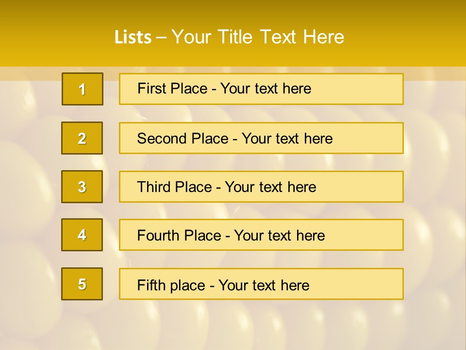 Flavour Nourishing Kernel PowerPoint Template