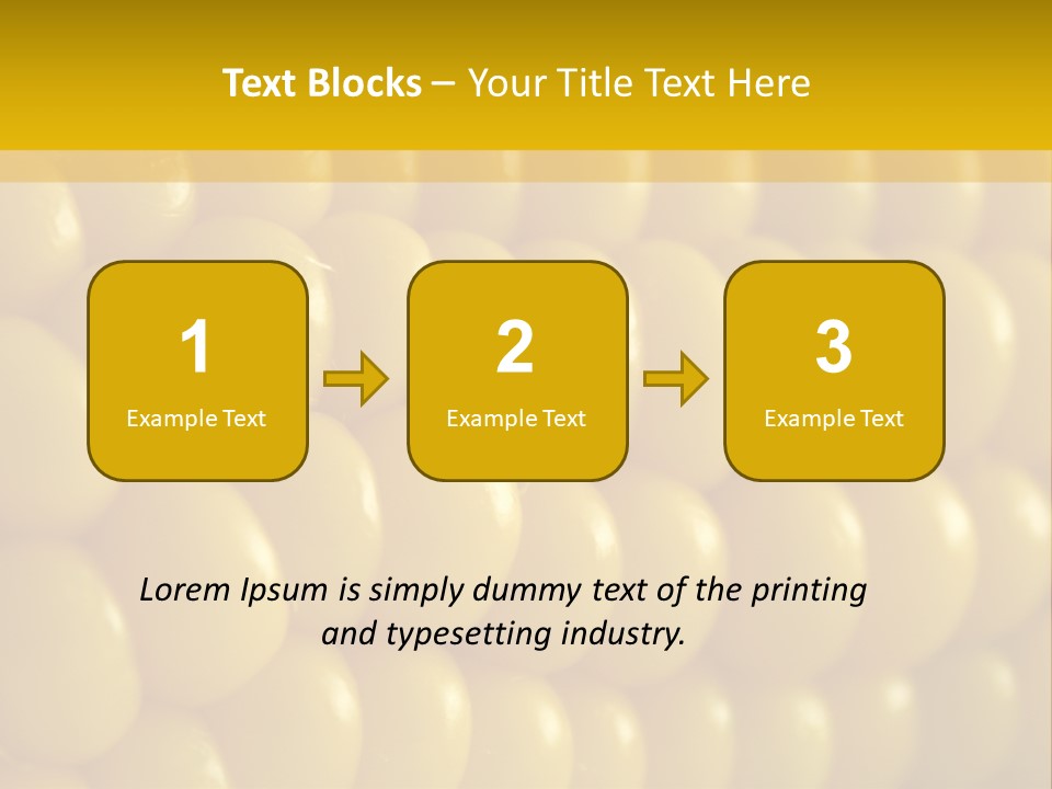 Flavour Nourishing Kernel PowerPoint Template